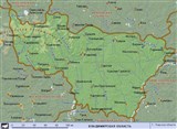 Владимирская область (географическая карта)