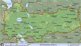 Вологодская область (географическая карта)