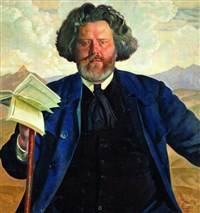 Волошин Максимилиан Александрович (портрет работы Б.М. Кустодиева)