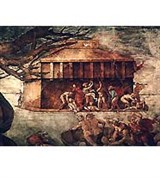 Всемирный потоп (фрагмент фрески Микеланджело в Сикстинской капелле)