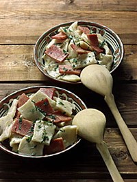 Галушки с ветчиной