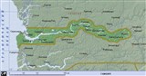 Гамбия (географическая карта)