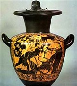 Гидрия чернофигурная