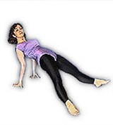 Гимнастика для позвоночника. вариант упражнения 3