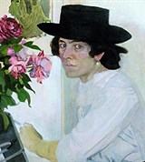 Головин Александр Яковлевич (Женщина в шляпе)