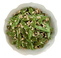 Горошек стручковый жареный