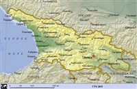 Грузия (географическая карта)