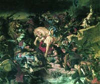 ДЕЛАКРУА Эжен (Битва при Тайбуре)