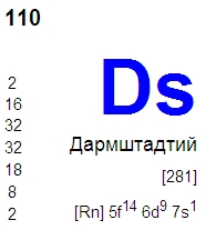 Дармштадтий (химический элемент)