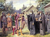 Дмитрий Донской (в лавре перед Куликовской битвой)