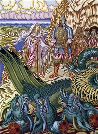 Добрыня Никитич (И.Я. Билибин. Добрыня Никитич освобождает Забаву Путятичну)