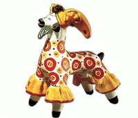 Дымковская игрушка (З. Козакова. «Цирковой козел»)