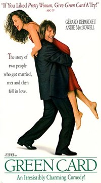 ЗЕЛЕНАЯ КАРТОЧКА (постер)