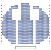 Зарядье. Схема зала 1