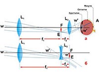 Зрительная труба (схема)