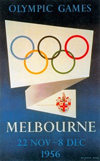 ИГРЫ XVI ОЛИМПИАДЫ (плакат) [спорт]