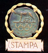 Игры XVII олимпиады (значок прессы) [спорт]