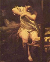 КРЕСПИ Джузеппе Мария (Женщина ищущая блох)