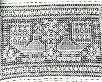 КРЕСТЕЦКАЯ ВЫШИВКА (деталь полотенца)