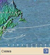 Кабот (карта маршрута 1498 г.)