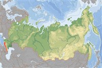 Кавказский тетерев (ареал)