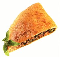 Кальцони с куриной печенью