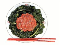 Капуста чой-сум с тофу