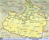 Карачаево-Черкесия (географическая карта)