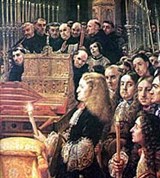 Карл II Габсбург (на мессе)