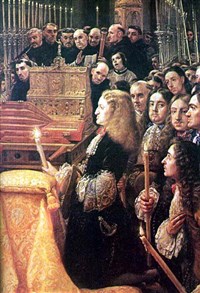 Карл II Габсбург (на мессе)