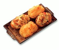 Картофель испеченный в мундире с сыром