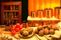 Картофель тушеный с грибами