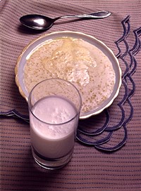 Каша пшенная с творогом