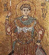 Киев (Дмитрий Солунский. Мозаика Михайловского собора)