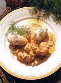 Клецки из щуки под нежным соусом