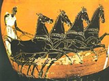 Колесницы (панафинейская амфора) [спорт]