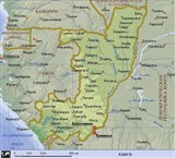 Конго (географическая карта)