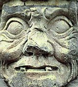 Копан (голова божества)