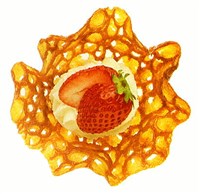 Корзиночки из теста к бренди