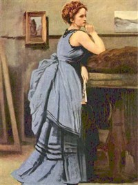 Коро Камиль (Женщина в голубом)