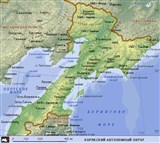 Корякский автономный округ (географическая карта)