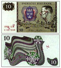 Крона шведская (10)