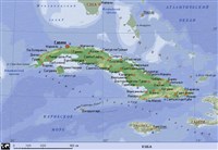 Куба (географическая карта)
