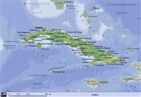 Куба (географическая карта)