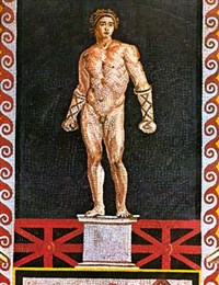 Кулачный бой (мозаика) [спорт]