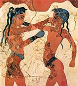 Кулачный бой (фрески из Феры) [спорт]