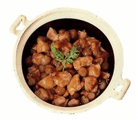 Курица на пару с грибами