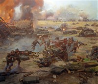 Курская битва (фрагмент диорамы)