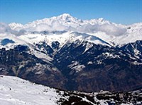 Куршевель (вид на Монблан)