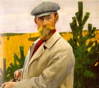 Кустодиев Борис Михайлович (Автопортрет на охоте)